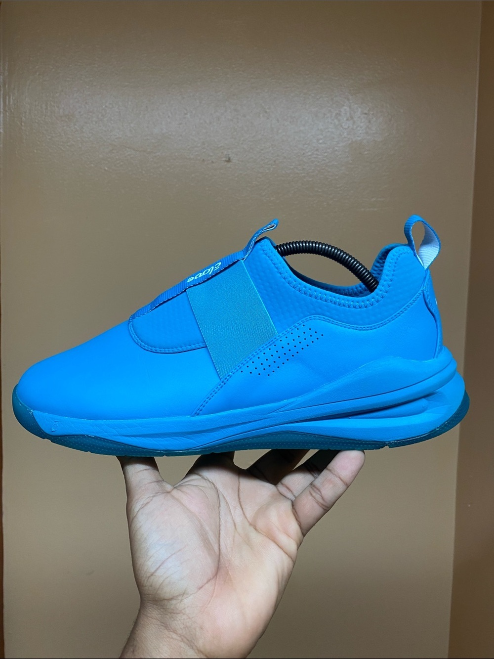 Clove Solo Laceless Slip On Nursing Sneakers “Cerulean Blue” Men’s Size 12 - Picture 6 of 14